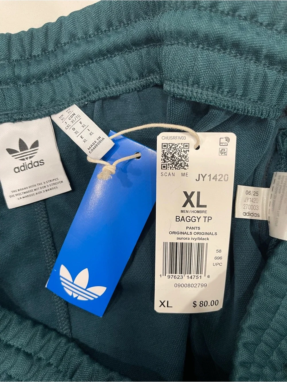 Adidas Originals Adicolor Baggy Firebird Track Pants extra Large New With Tags